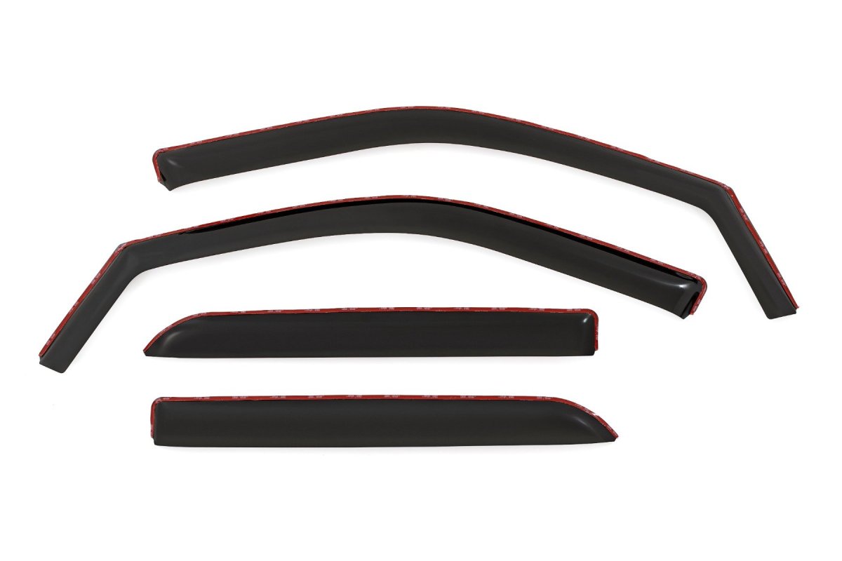 Ram 3500 Side Window Deflectors - Rough Country - In Channel - '11-'24